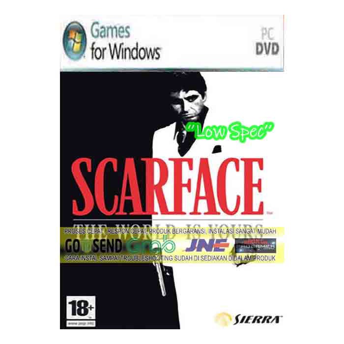 SCARFACE THE WORLD IS YOURS - CD - DVD - PC GAME - GAME PC LAPTOP
