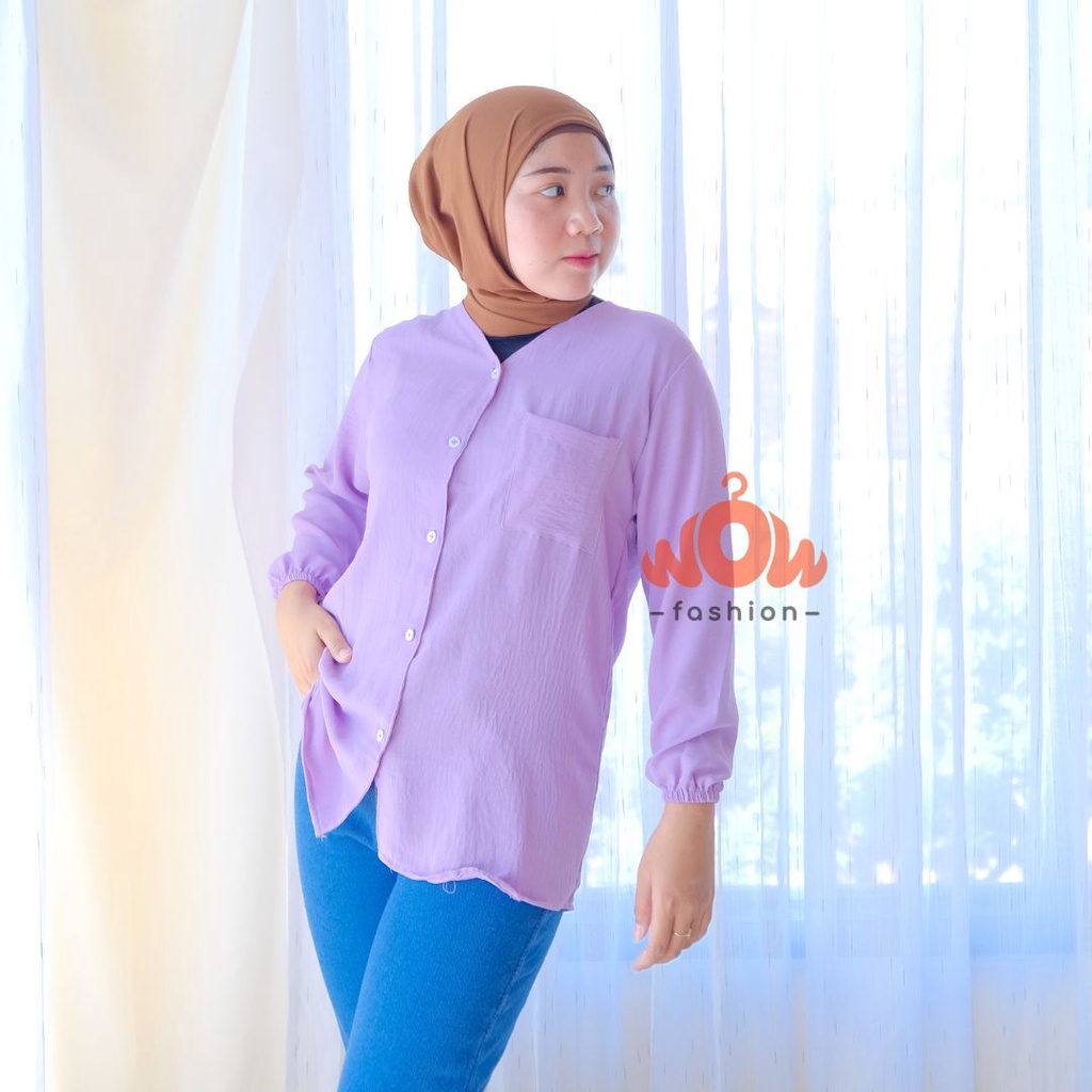 HEVA BLOUSE RAYON CRINCLE PREMIUM