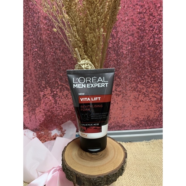 loreal paris men expert vita lift revitalising cleansing foam