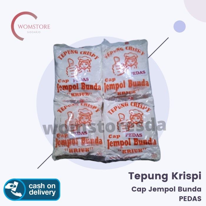 

SALE Tepung Krispi / Crispy / Crispi Cap Jempol Bunda - Pedas