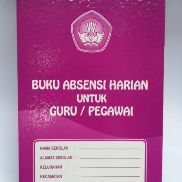 Buku absensi harian