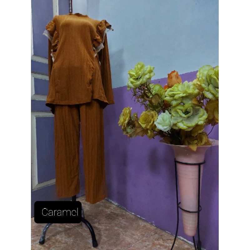 Setelan Celana  Rajut Tunik By Miudis