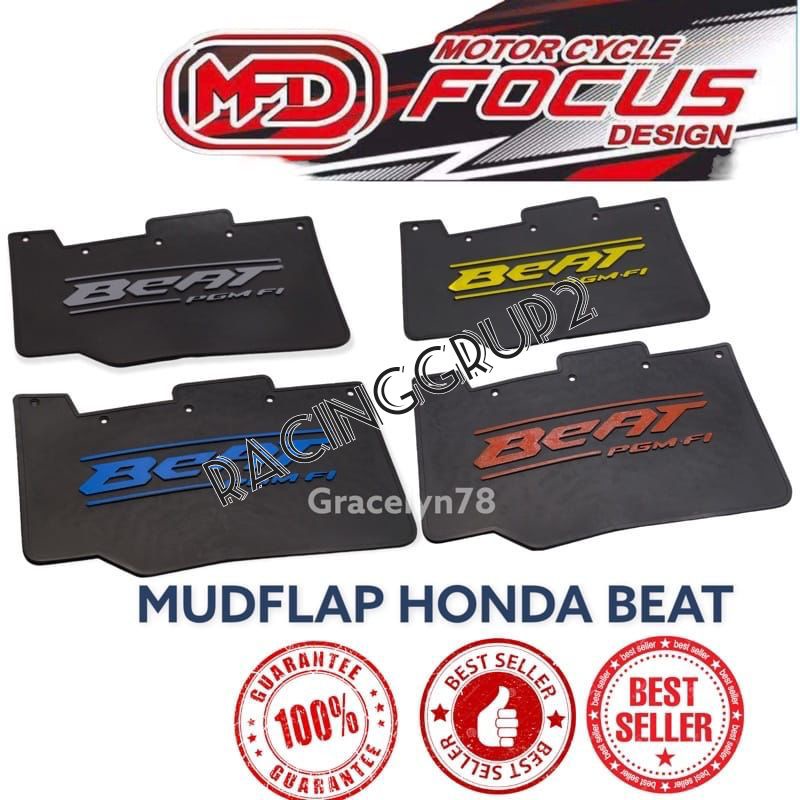 PROMO CUCI GUDANG MUD FLAP MUDFLAP BEAT FI PENAHAN LUMPUR AKSESORIS HONDA PELINDUNG INJEKTOR BEAT FI