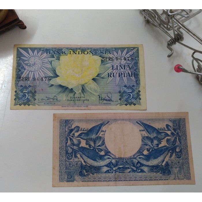 Uang Kuno Rp5 tahun 1959