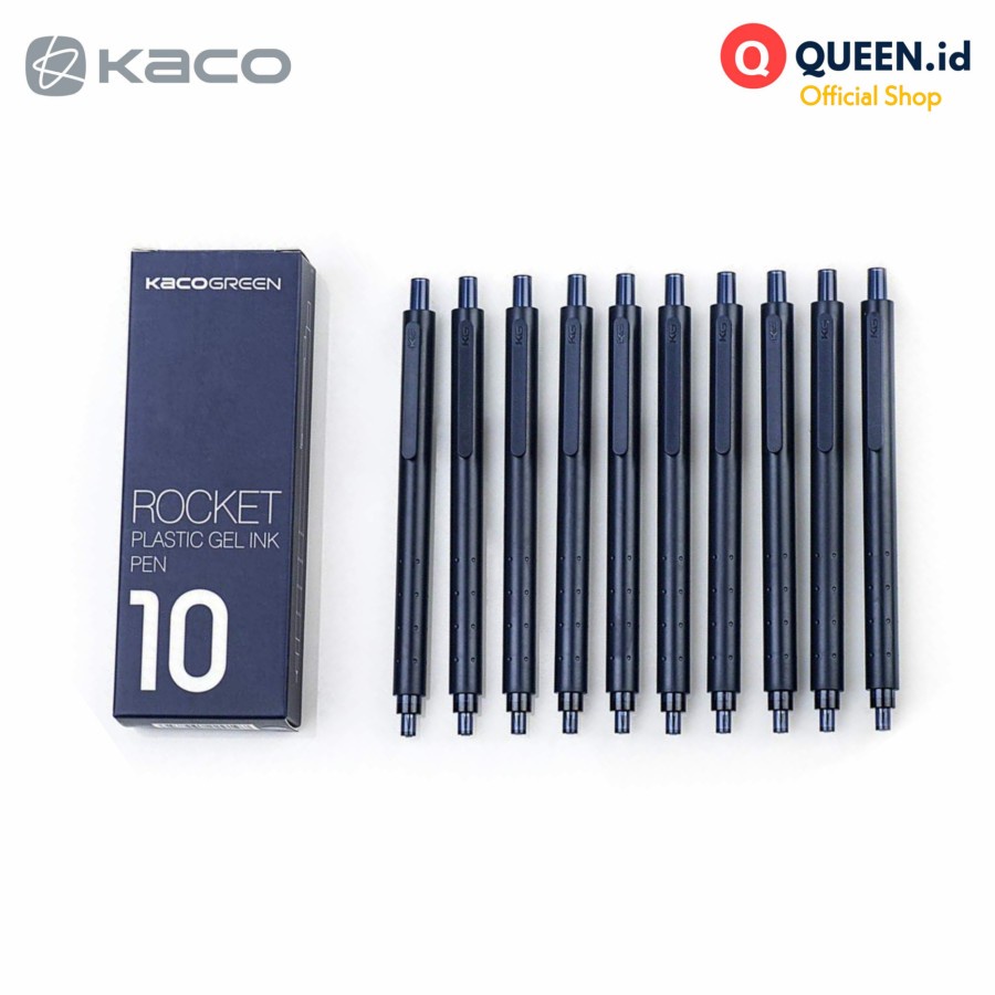 

Mijia Kaco Pen ROCKET Gel Pen 0.5mm 10pcs Pack Pulpen Gel Bolpoint