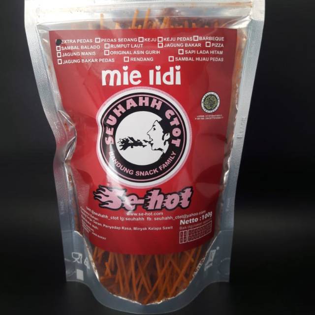 

Mie lidi Sehot Ziplock