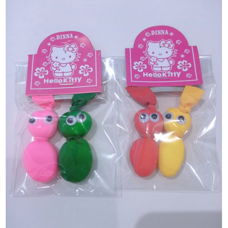 mainan balon tepung pocong
