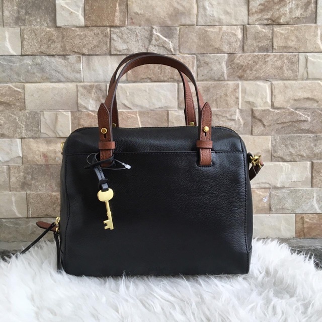 Fossil Rachel Satchel Black