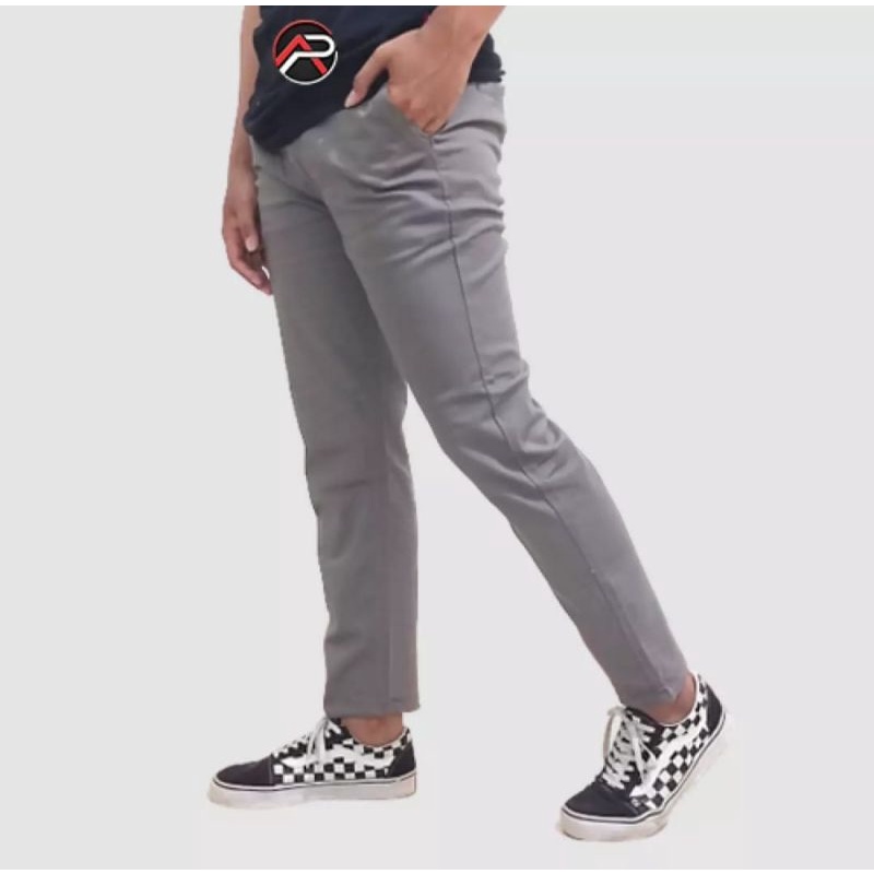 Celana panjang chino Ankle pants kerja harian formal