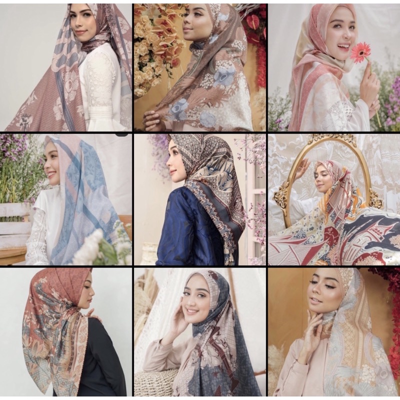 PRELOVED Scarf Wearing Klamby Gadang Rachel Harum Rafflesia