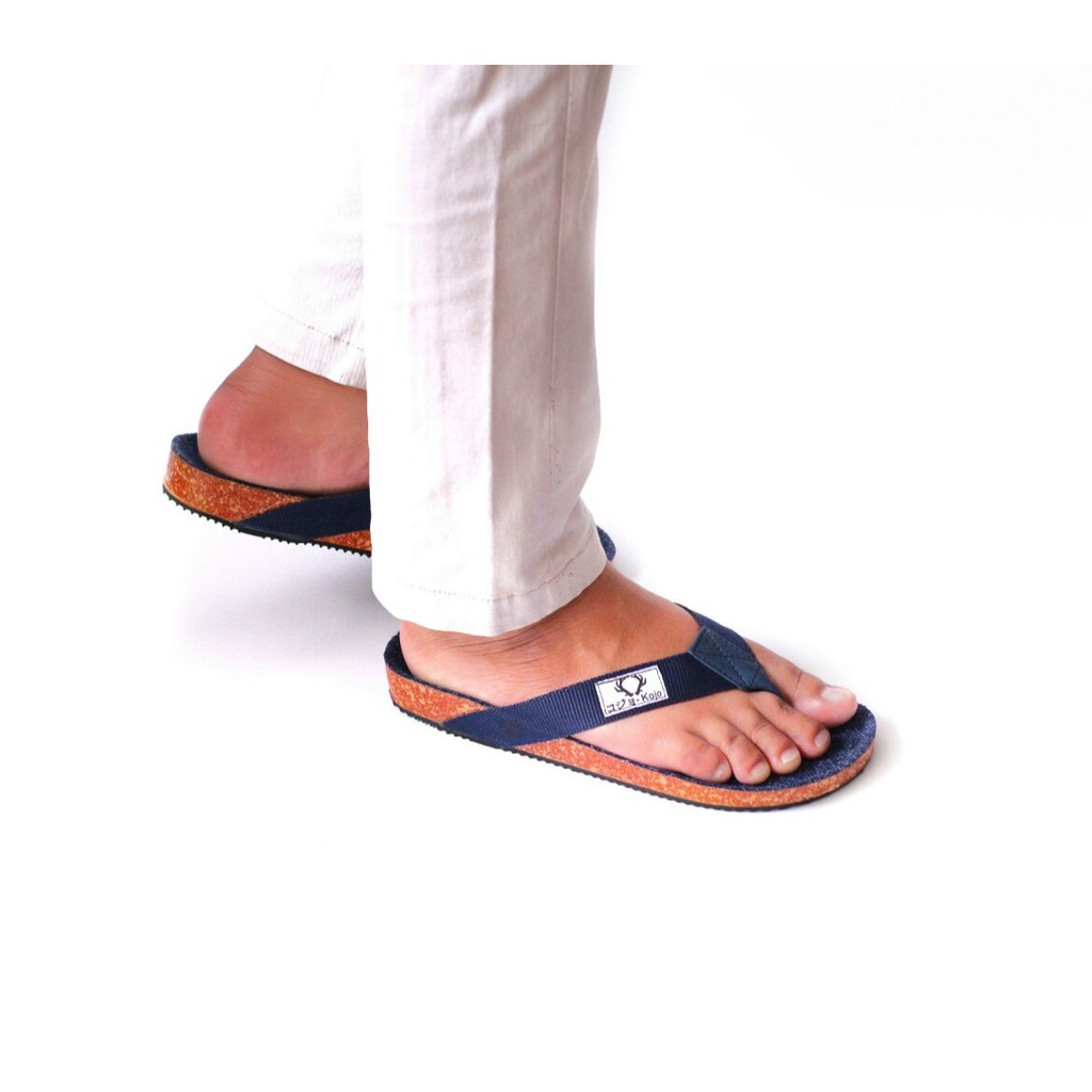 PROMO Sandal Casual Kasual Jepit Pria Santai Original Distro Sendal Pria Murah Bahan Kanvas