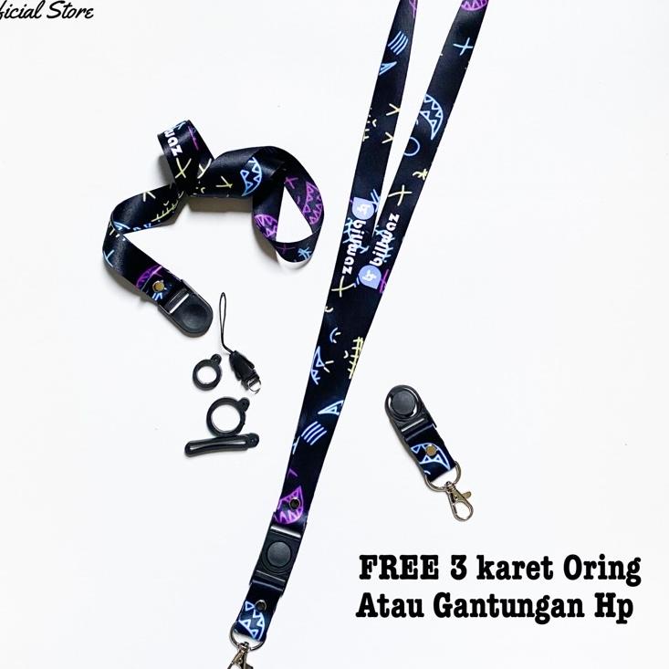 

Serba Murah FIHFM Lanyard Billwaz gantungan id card Motif neon Printing Oring 3 ukuran 88 Pasti Murah