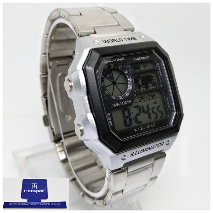 JAM TANGAN HOTSPOT DIGITAL PRIA / PUSAT GROSIR JAM TANGAN PRIA DGH225A