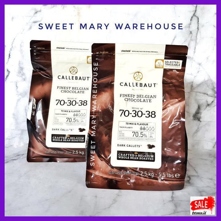

SAKMACOKLAT- CALLEBAUT 7030 500GR DARK EXTRA BITTER CHOCOLATE 70.5% 500GR 70-30-38 -MAKANAN-MINUMAN.