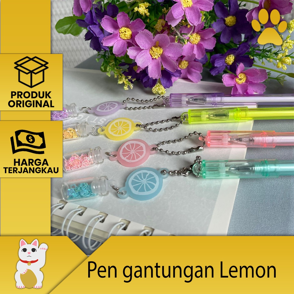 

[LuckyFortuna88] Pulpen gantungan lemon pen gantungan lemon alat tulis kantor alat tulis sekolah lucu murah perlengkapan kantor perlengkapan sekolah