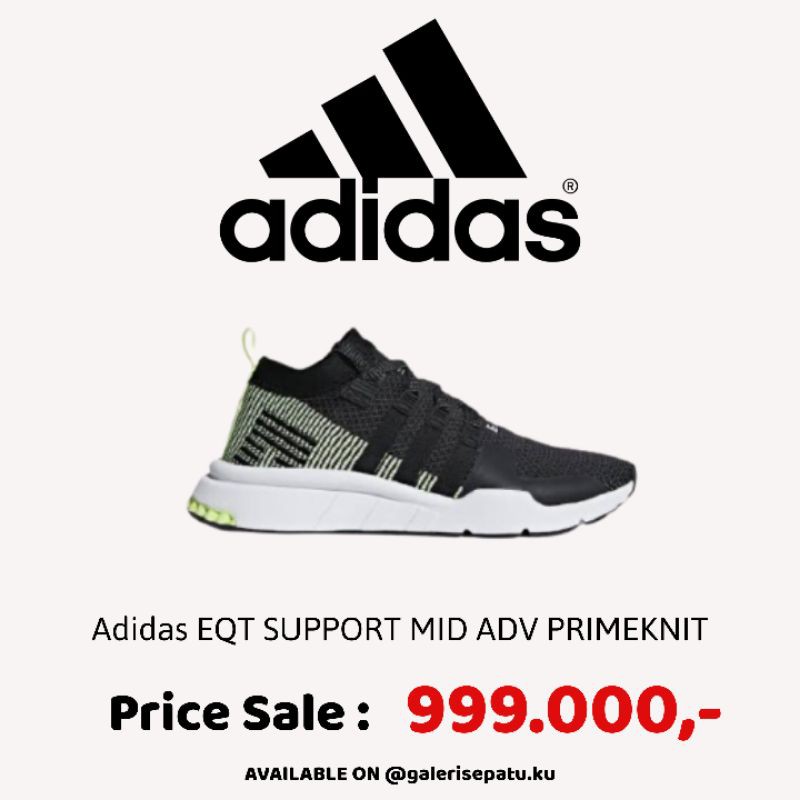 Sepatu Pria Adidas EQT Support MID ADV Primeknit ORIGINAL BRAND BNIB