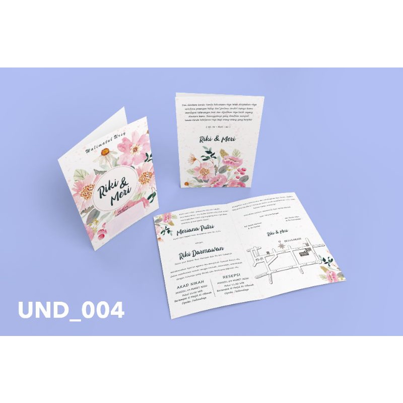 Undangan nikahan khitanan gusaran walimahan