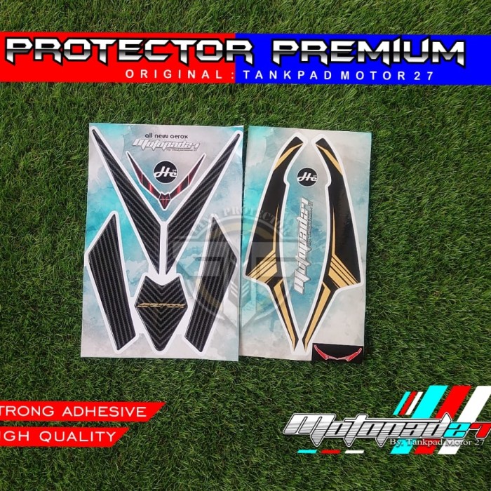 Sticker Stiker Resin Timbul Dasi Depan Winglet Yamaha New Aerox 155