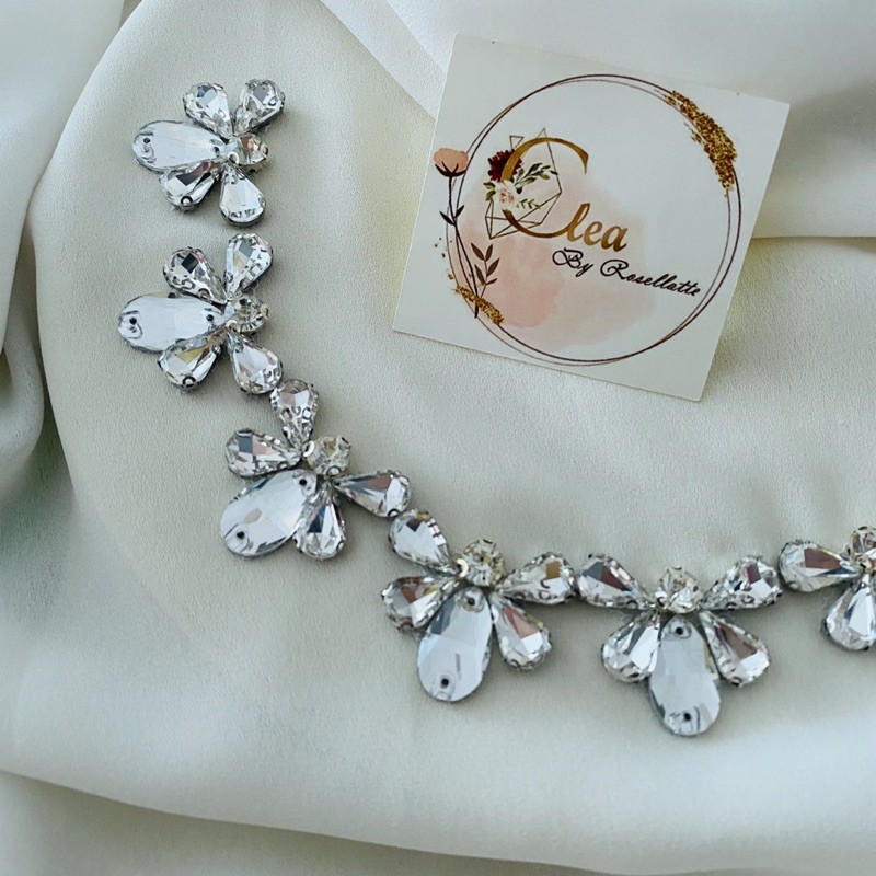 Permata baju / payet baju / payet kebaya “Yara” N67 in all clear