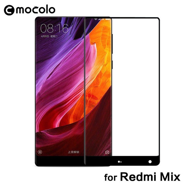 MOCOLO for Xiomi Mi Mix 2 Tempered Glass Screen Protector  - BLACK