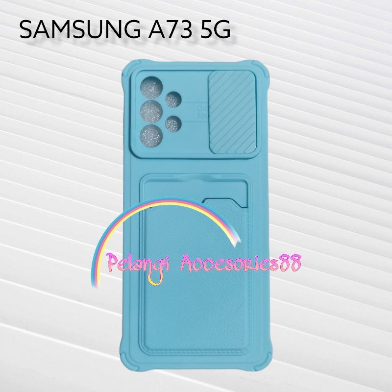 CASE SAMSUNG A73 5G SOFTCASE SLEDING WARNA WARNI