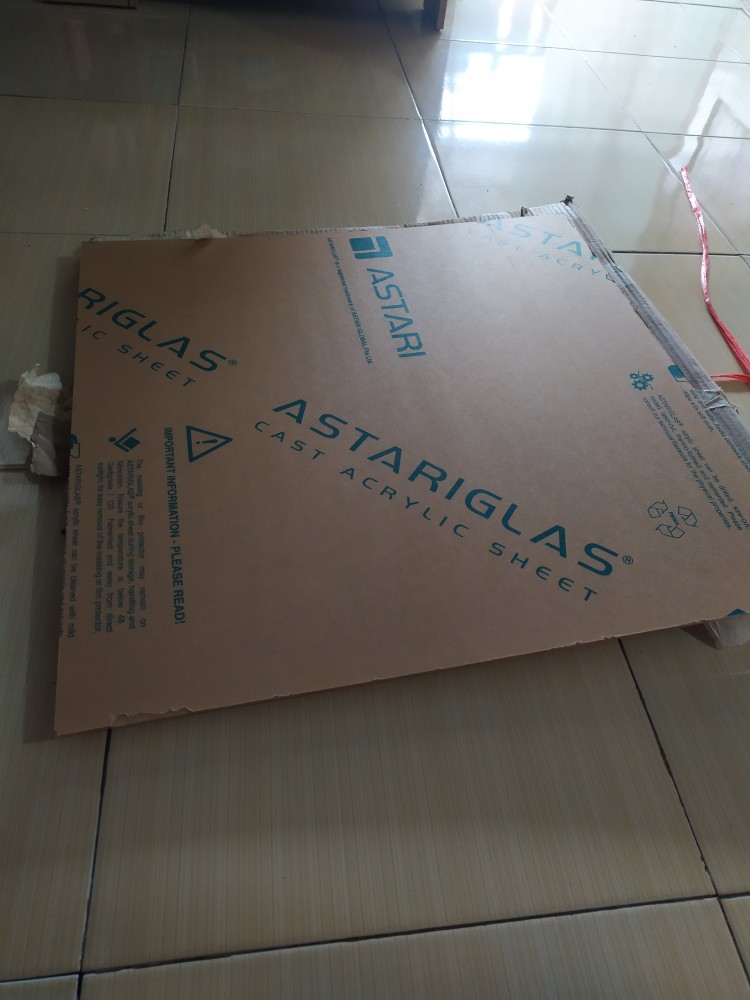 Akrilik 3mm Bening 60x60