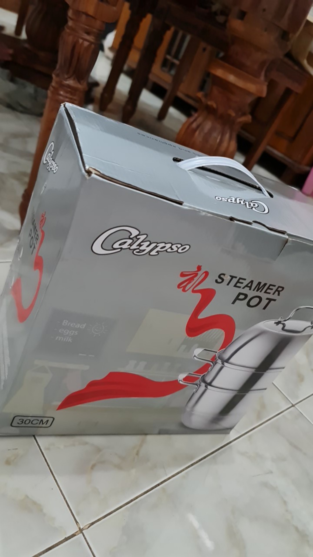 Calypso Panci Kukus Steamer 3 Susun 30cm Dandang Kukusan Stainless Ori Good Quality Best Seller