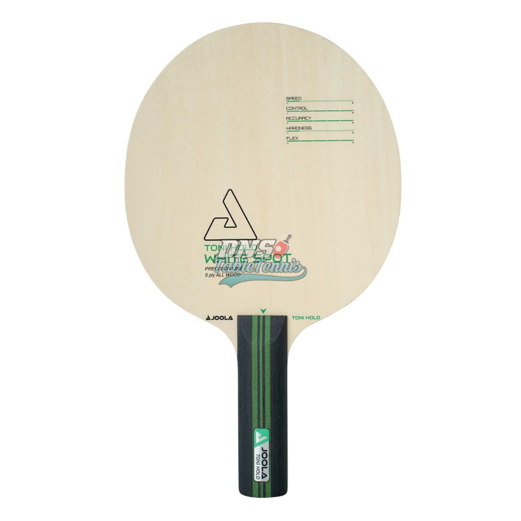 Joola Toni Hold White Spot - Blade Kayu Pingpong Bet Tenis Meja