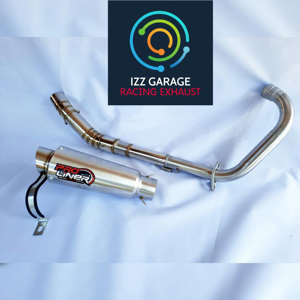 KNALPOT RACING PROLINER STAINLES  VIXION FU TIGER MEGAPRO DLL