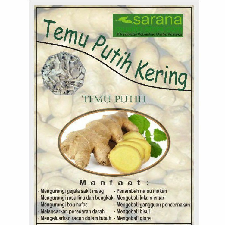 

Temu Putih Kering 250gr Asli Banyak Manfaat