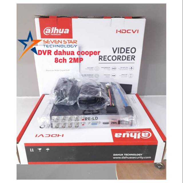 DVR DAHUA 8ch 2MP DH XVR1B08 I Full HD - BONUS KABEL HDMI &amp; LAN