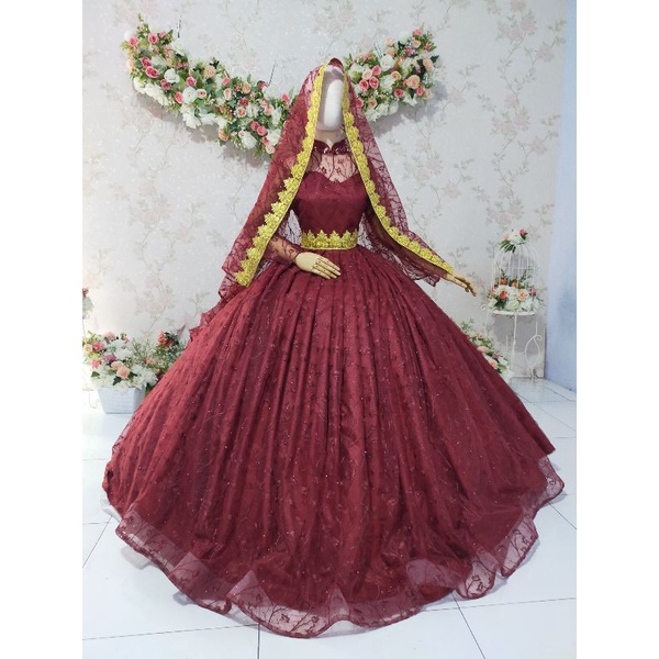 gaun pengantin India bridal