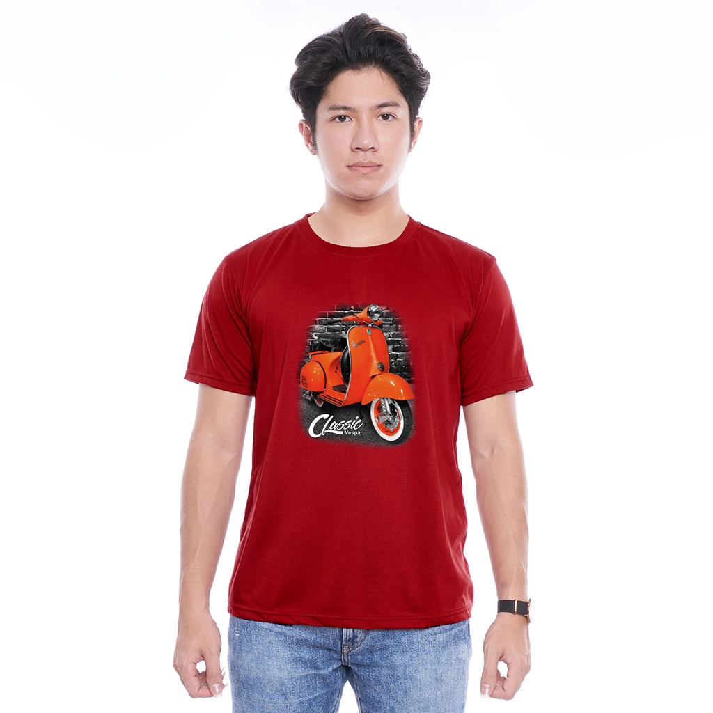 Kaos Oblong Pendek Classic Vespa