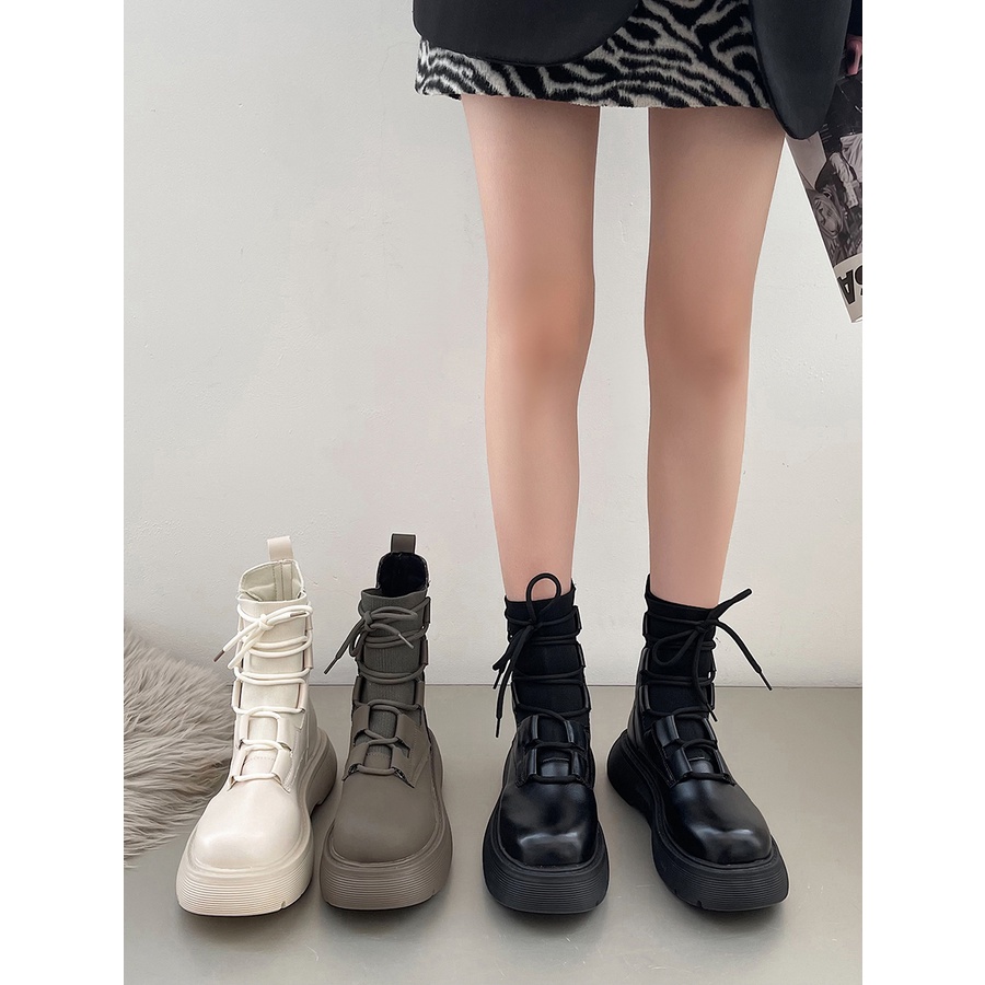 ✅PINKEY P048 Sepatu Boots Wanita Import Premium Quality