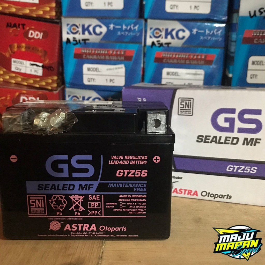Jual AKI GS ASTRA GTZ-5S ACCU Honda Vario, Honda Beat, Honda Scoopy