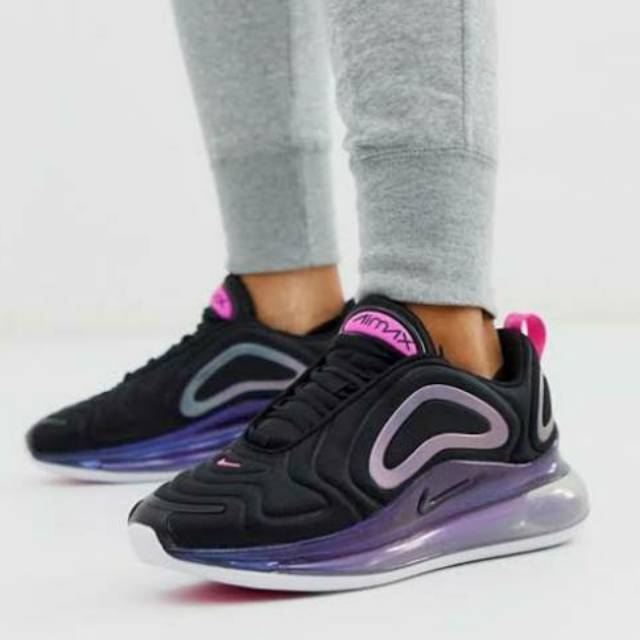 purple and black air max 720