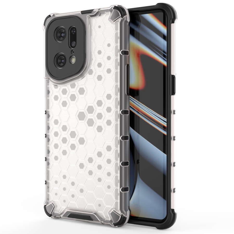 OPPO FIND X5 PRO 5G / FIND X3 PRO SOFT CASE RUGGED ARMOR HONEYCOMB SERIES