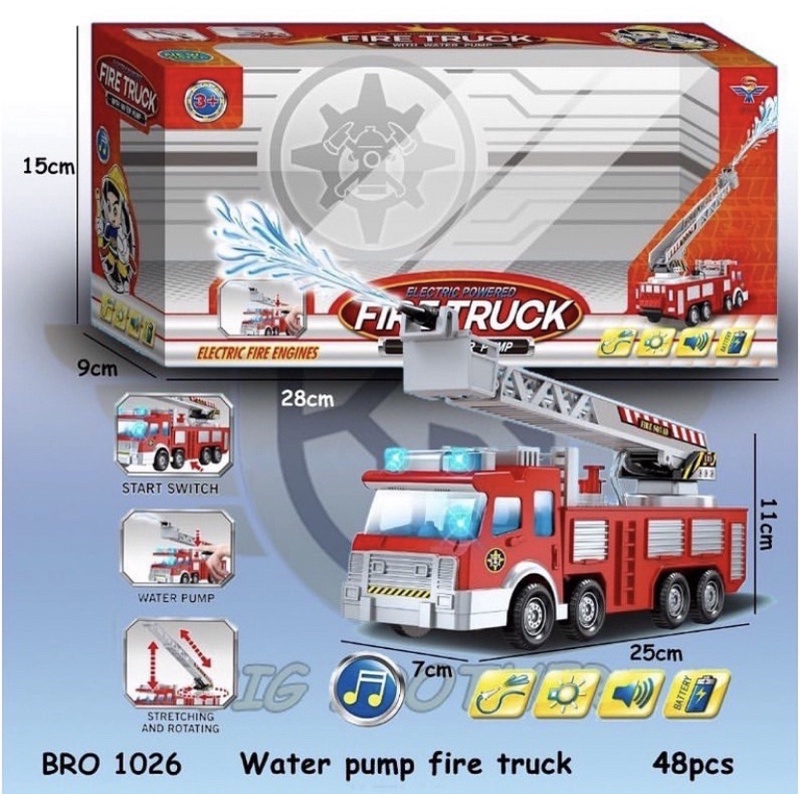 Mobil Pemadam Kebakaran Fire truck - Bro1027