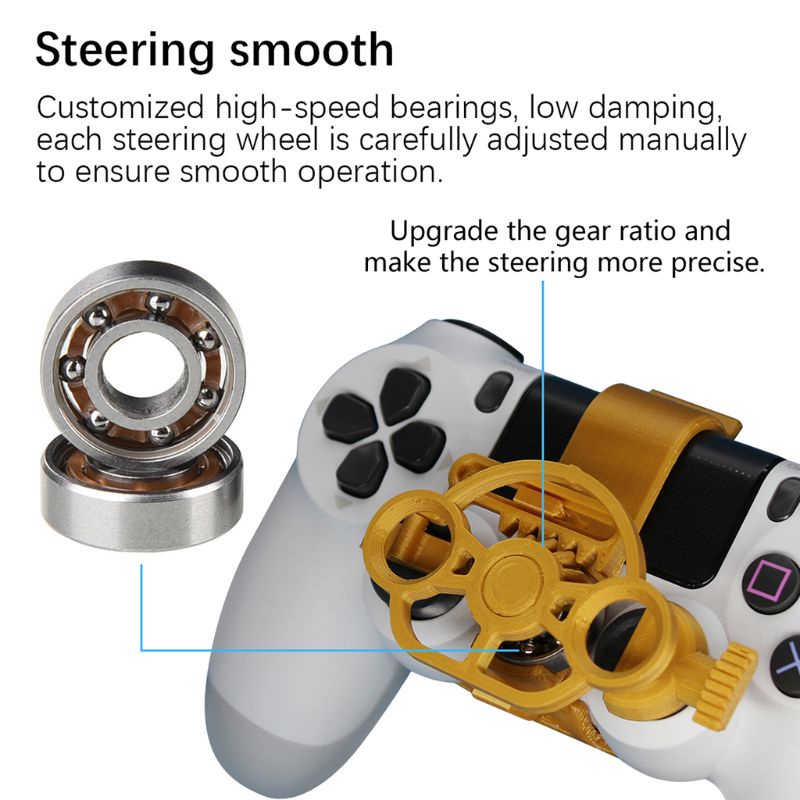 Btsg Setir Mini Alat Bantu Controller Game Joystick Racing Games Simulator Steering Wheel Untuk Gamepad