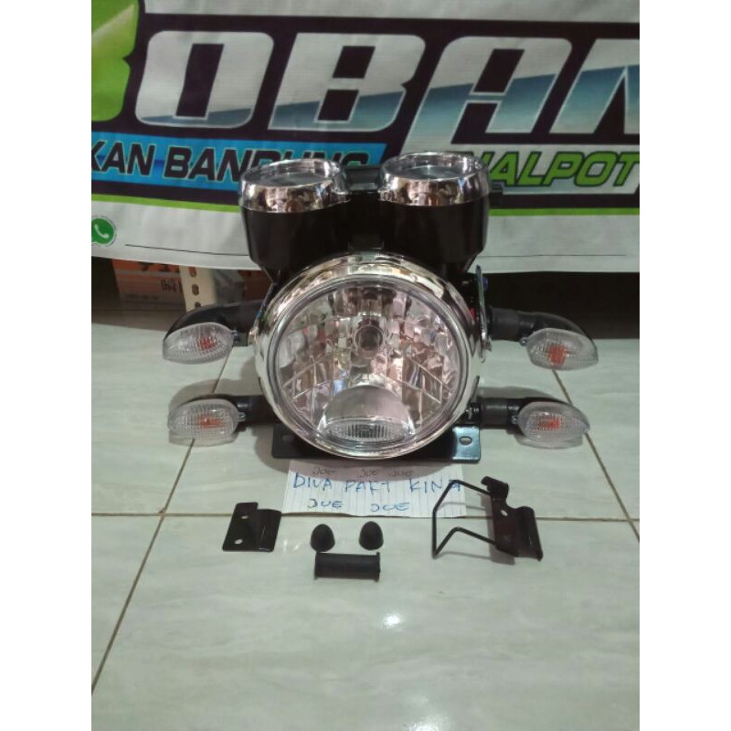 lampu depan rx king new peredam paket komplit