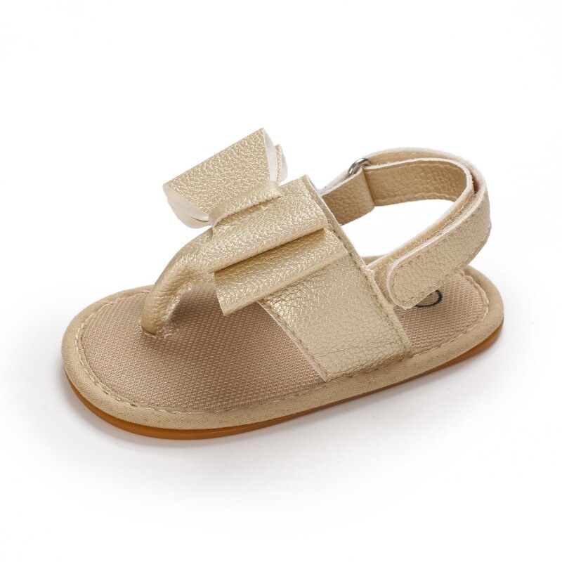 Sandal Bayi Perempuan Umur 0 - 12 Bulan Sepatu Sendal Bayi Sepatu Sandal Anak Bayi Perempuan Murah Umur 0 - 14 Bulan, umur 1 Tahun Gold AK 11