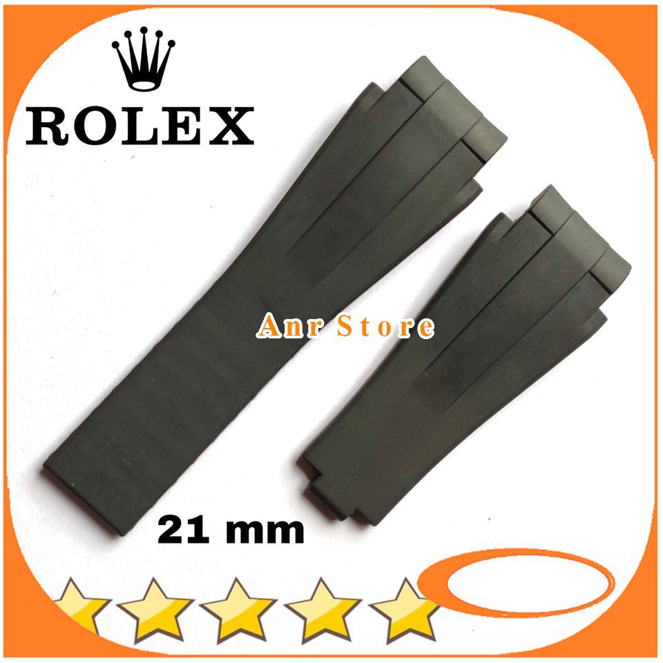 Tali Jam Tangan Rolex Deepsea 21 mm Rubber B Waterproff