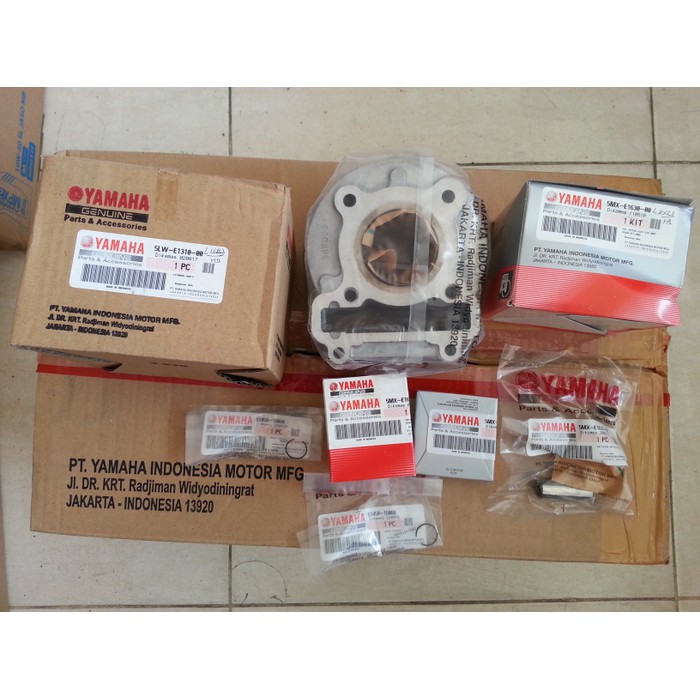 Blok seher paket piston komplit ori Yamaha Mio sporty Smile
