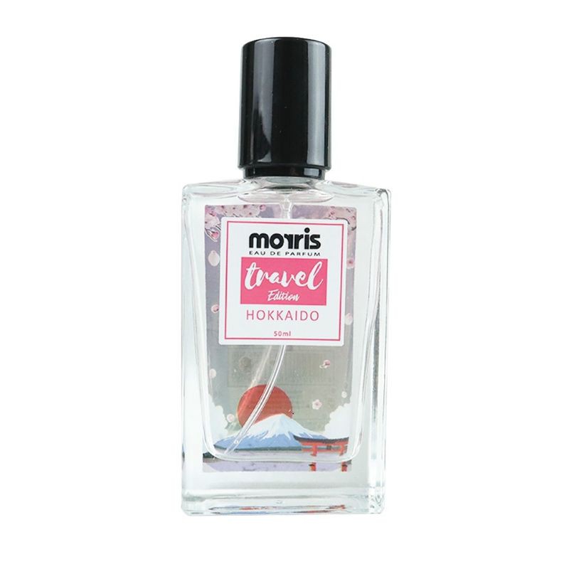 Parfum Morris moris Travel Edition 50ml Aroma Bali Paris parfum Pria wangi segar dan khas tahan lama