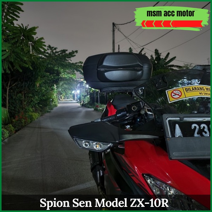 Spion Sen Model ZX-10R Bisa Masuk Untuk Motor Ninja R15 R25 Xmax Nmax