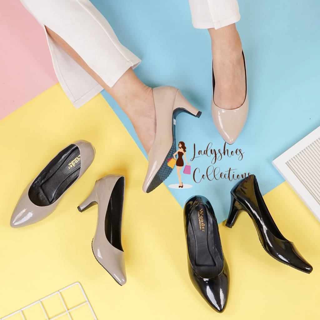 HEELS PANTOPEL GLOSSY  POLOS - LADY SHOES COLLECTIONS