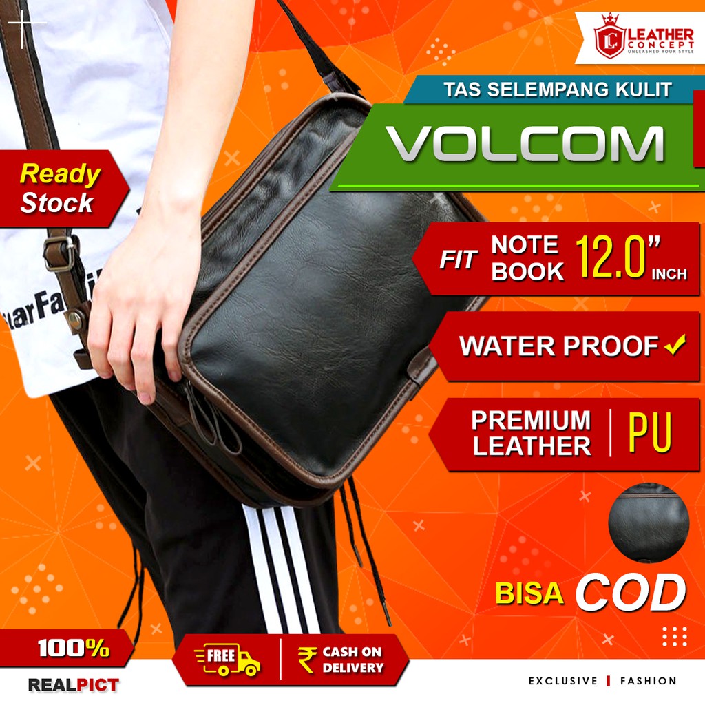 Tas Selempang Kulit Pria (VOLCOM)