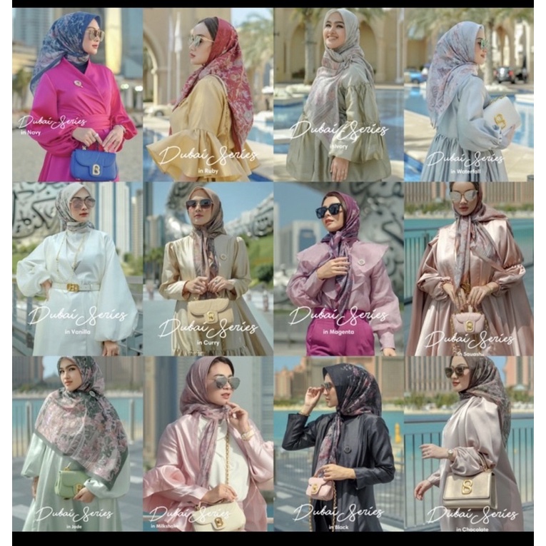 Dubai series Buttonscarves