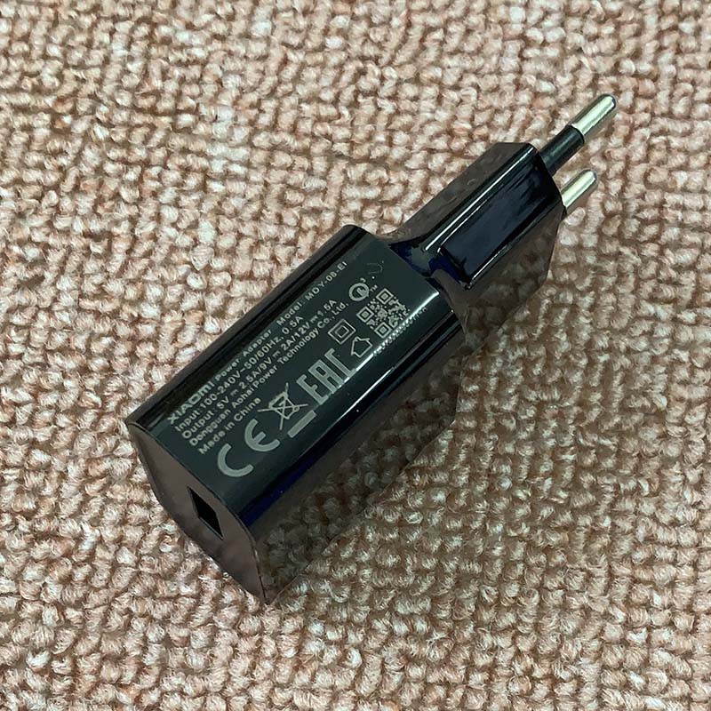 Original XIAOMI Fast Charger 12V/1.5A QC3.0 Adapter USB TYPE C Data Cable For Mi F1 A1 A2 5 6 8 9