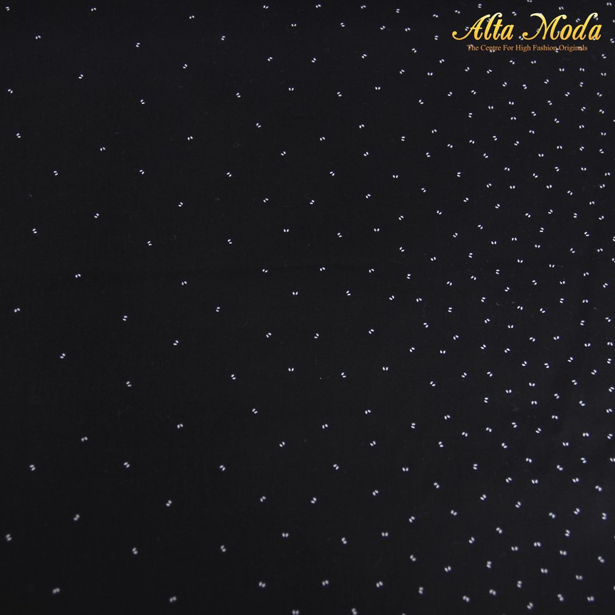 

Alta Moda Cotton Shirting Hitam Motif Bintik Putih (1M)